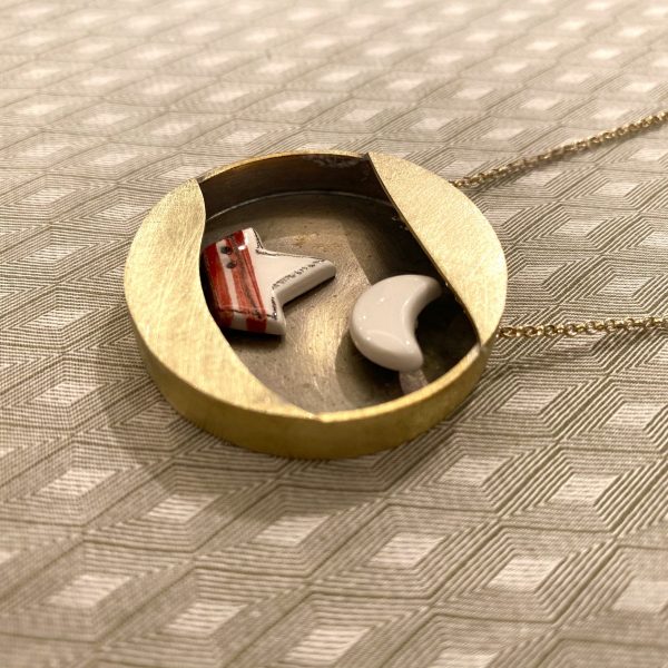 Collana barca luna