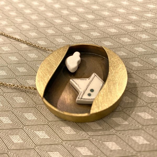 Collana barca nuvola