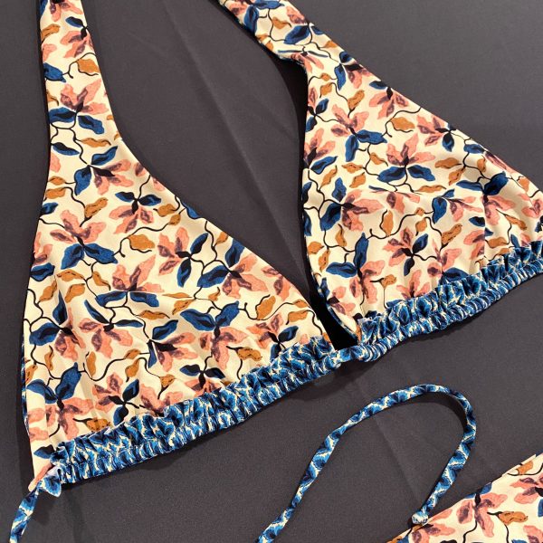 Bikini foglie rosa
