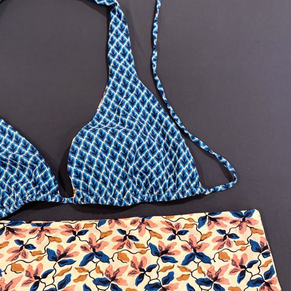 Bikini foglie rosa