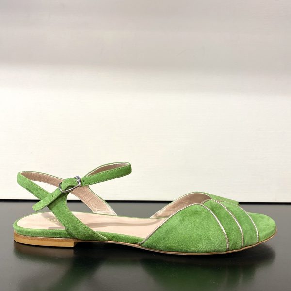 Sandalo Conchiglia Verde