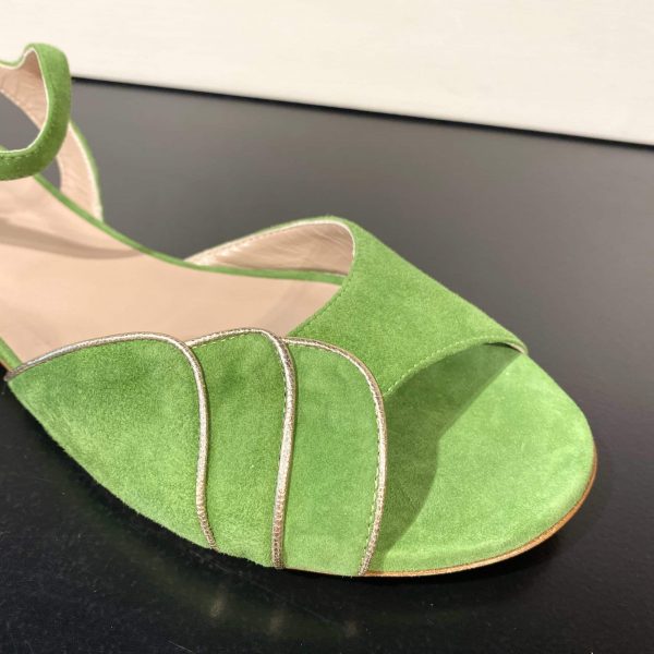 Sandalo Conchiglia Verde
