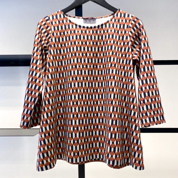Geometric Pattern Blouse