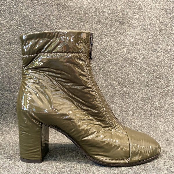 Green Wrinkles Boot