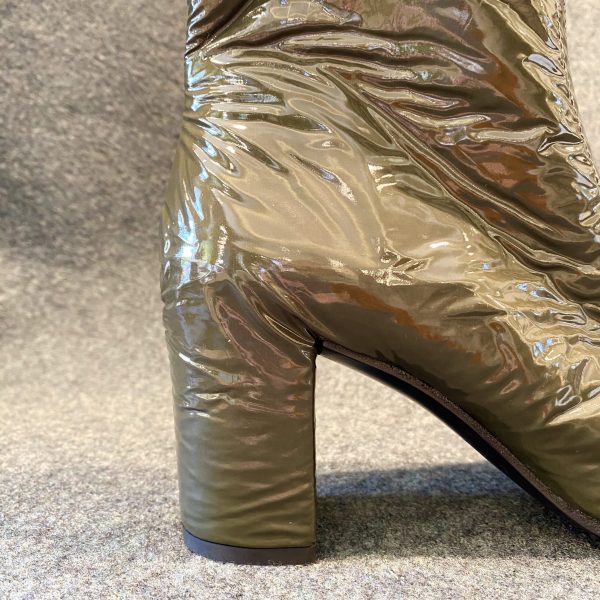 Green Wrinkles Boot