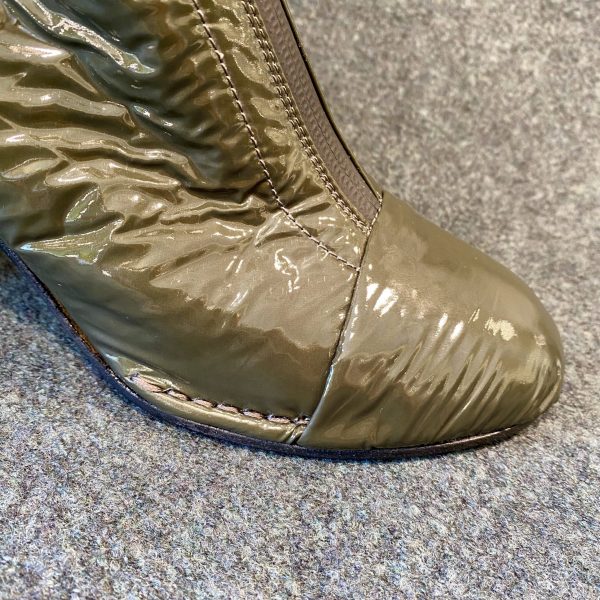 Green Wrinkles Boot