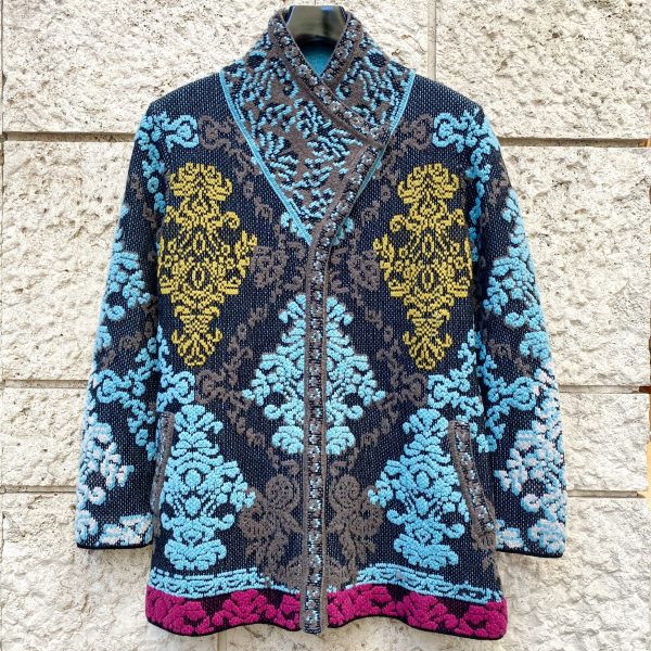 Cappotto Broccato Floreale