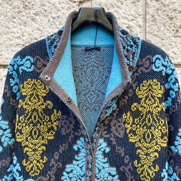 Cappotto Broccato Floreale