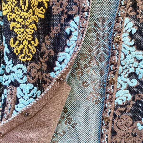 Cappotto Broccato Floreale