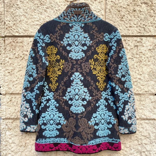 Cappotto Broccato Floreale