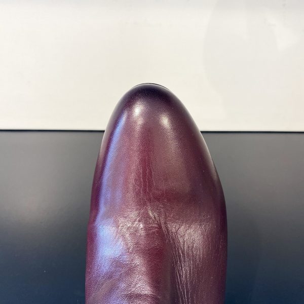 Stivaletto Nappa Vellutata Vinaccia