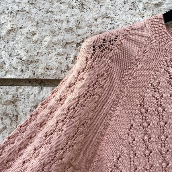 Maglione Lavorato Rosa