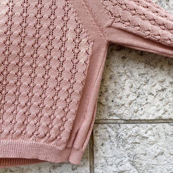 Maglione Lavorato Rosa