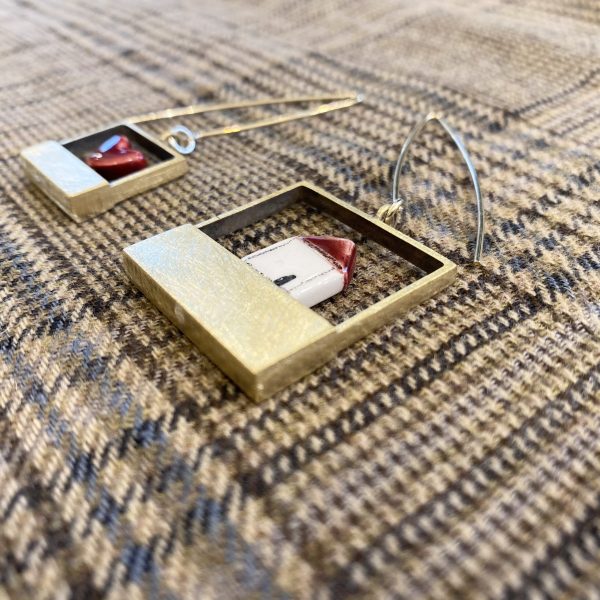 Pendenti Quadrati Cuore Casa