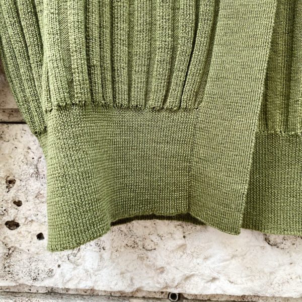 Cardigan Senza Bottoni Verde