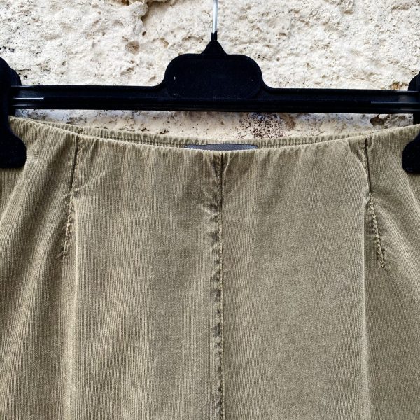 Pantalone Velluto Fango