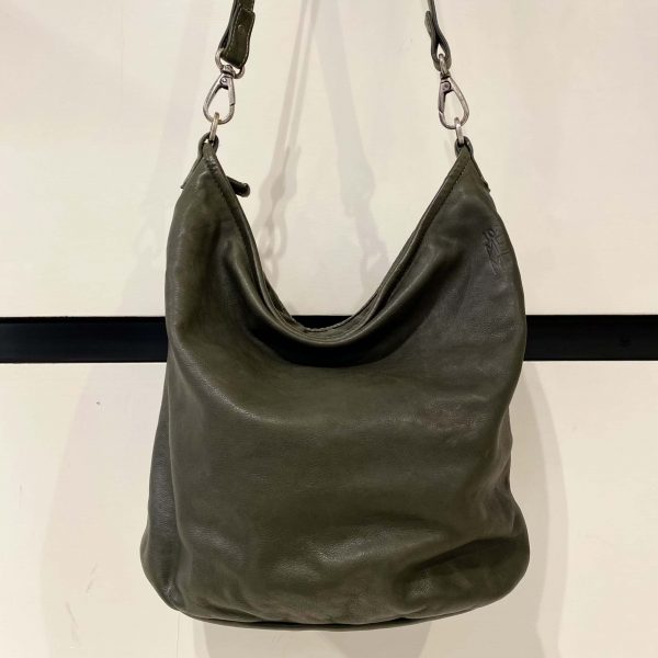 Borsa Bucket Verde Bosco