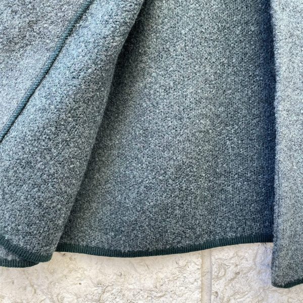 Cappotto a Maglia Verde