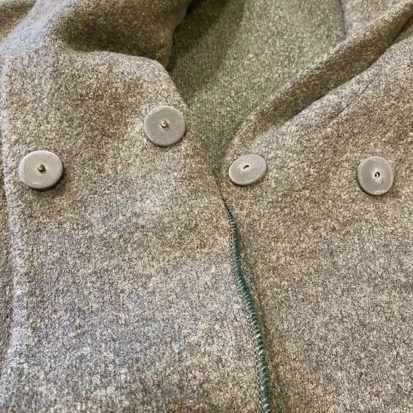 Cappotto a Maglia Verde