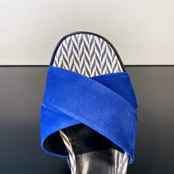 Sandalo Incrocio Bluette