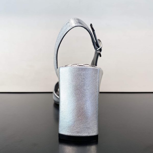 Sandalo Laminato Argento