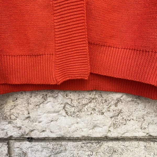 Cardigan Spillone Arancio
