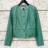 Giacca Pelle Verde