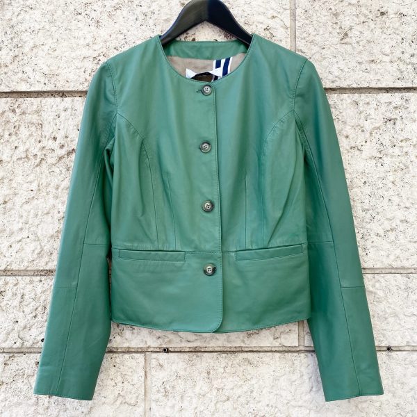Giacca Pelle Verde