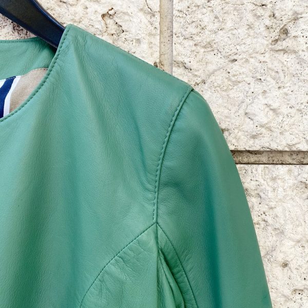 Giacca Pelle Verde