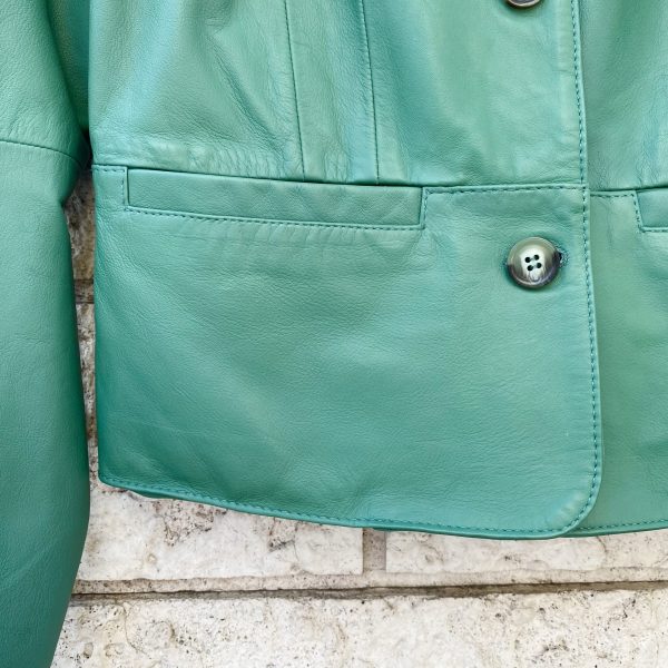 Giacca Pelle Verde