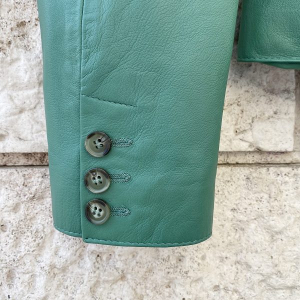 Giacca Pelle Verde