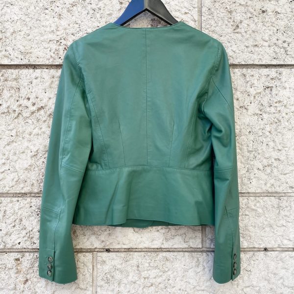 Giacca Pelle Verde