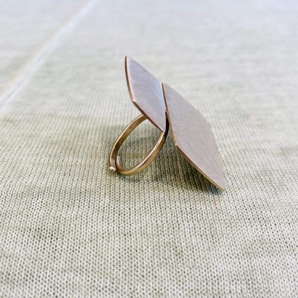 Anello Placca Oro