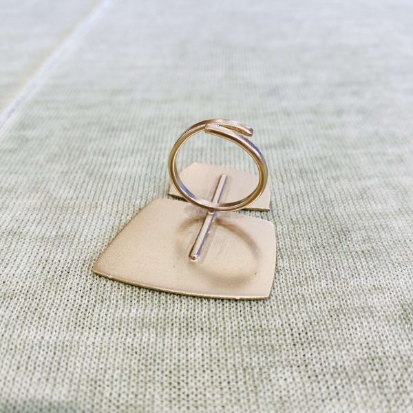 Anello Placca Oro