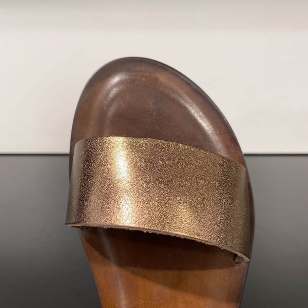 Sandalo Fibbia MoroBronzo