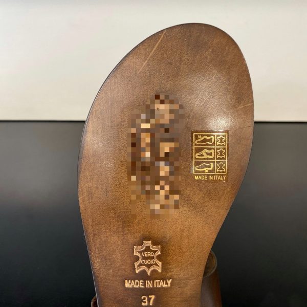 Sandalo Fibbia MoroBronzo