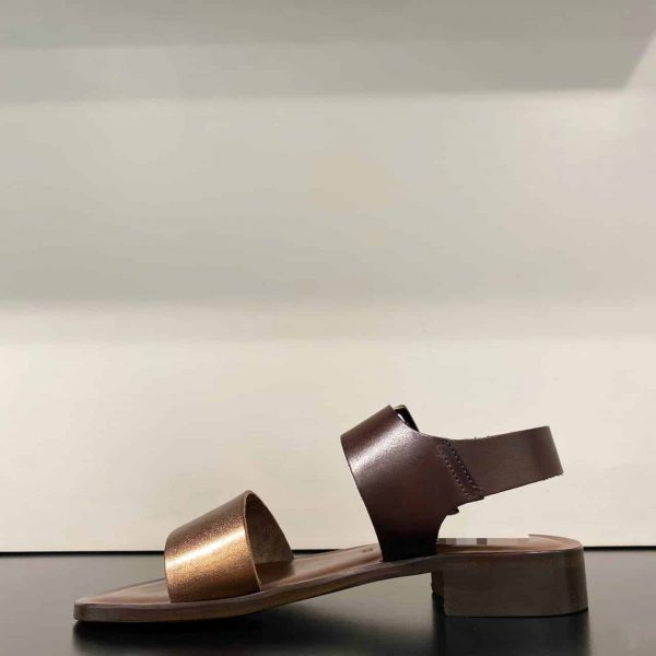 Sandalo Fibbia MoroBronzo