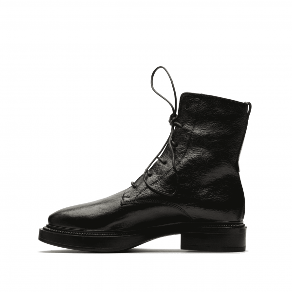 Stivaletto Nero con Laccio | DIEGO ZORODDU