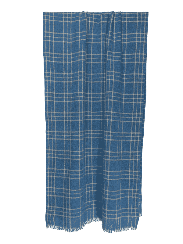 Stola Tartan Blue | DIEGO ZORODDU