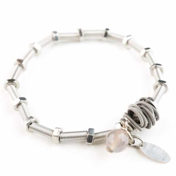 Agata Tassel Silver | DIEGO ZORODDU