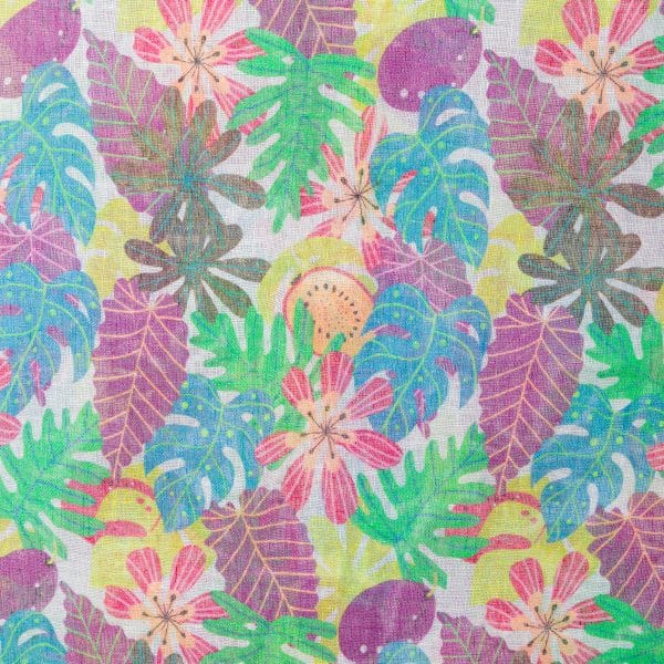 Violet Tropical Linen | DIEGO ZORODDU
