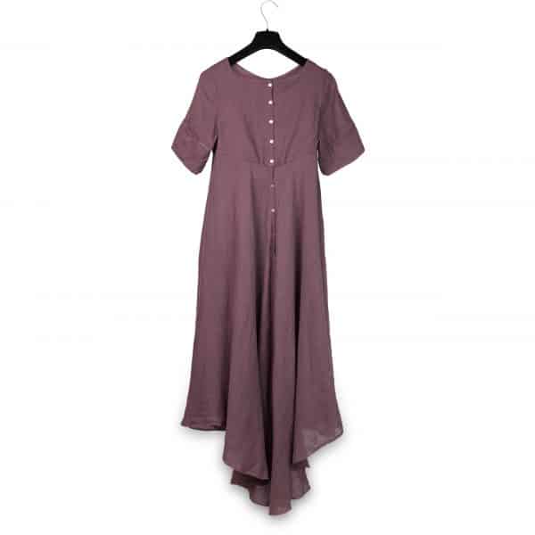 Bias Cutting Mauve Dress | DIEGO ZORODDU