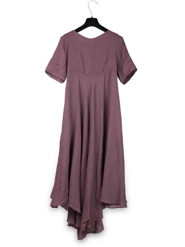 Bias Cutting Mauve Dress | DIEGO ZORODDU