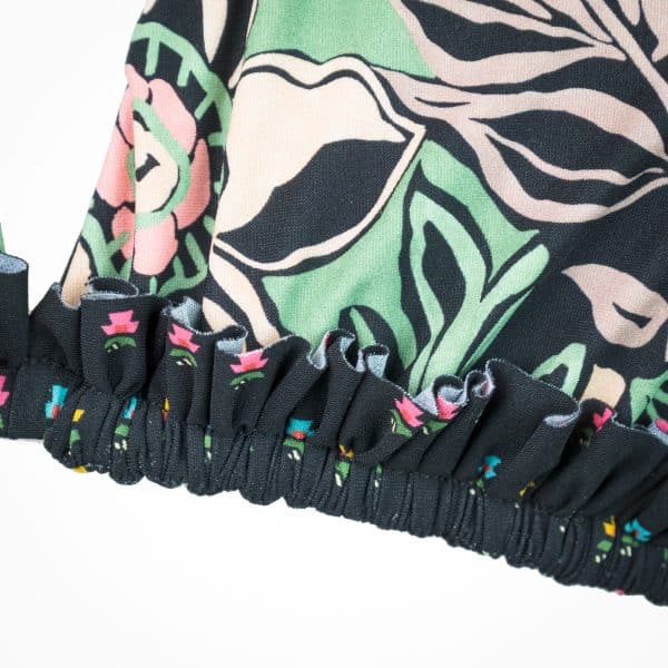 Bikini Rouches Oasi Flowers | DIEGO ZORODDU