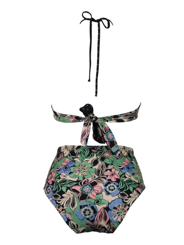 Bikini Rouches Oasi Flowers | DIEGO ZORODDU