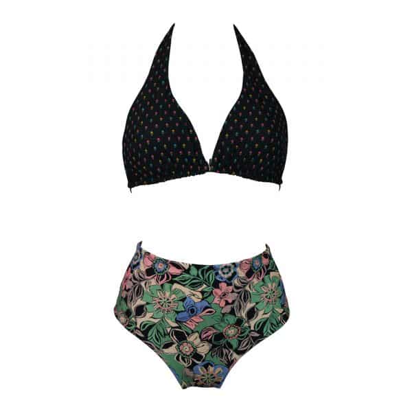Bikini Rouches Oasi Flowers | DIEGO ZORODDU
