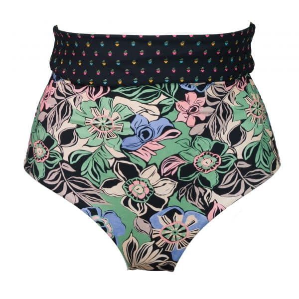 Bikini Fascia Rouches Oasi Flowers | DIEGO ZORODDU