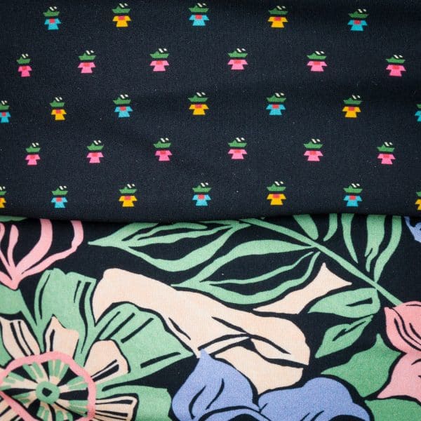 Bikini Fascia Rouches Oasi Flowers | DIEGO ZORODDU