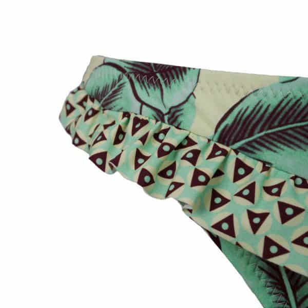 Bikini Volant Green Match | DIEGO ZORODDU