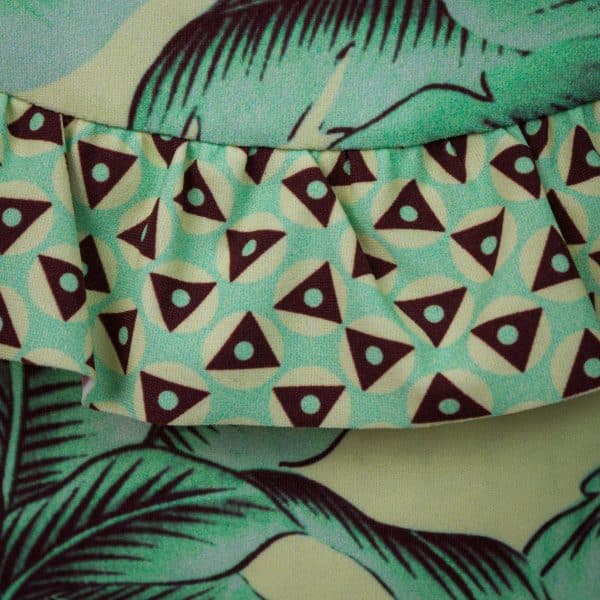 Bikini Volant Green Match | DIEGO ZORODDU